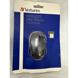 Verbatim Corporation 97470 Wireless Optical Mouse Black Travel Nano Receiver